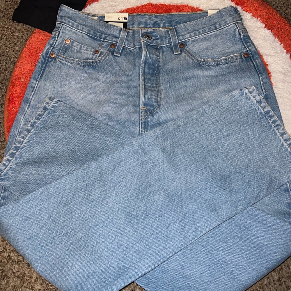 Levi's Light Blue Straight Jeans